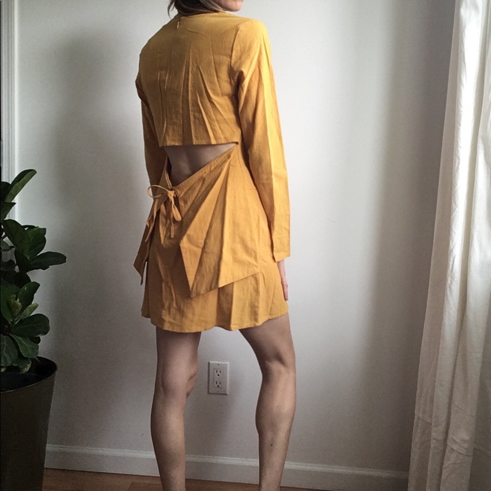 Linen Mini Dress